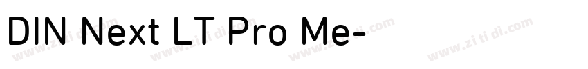 DIN Next LT Pro Me字体转换